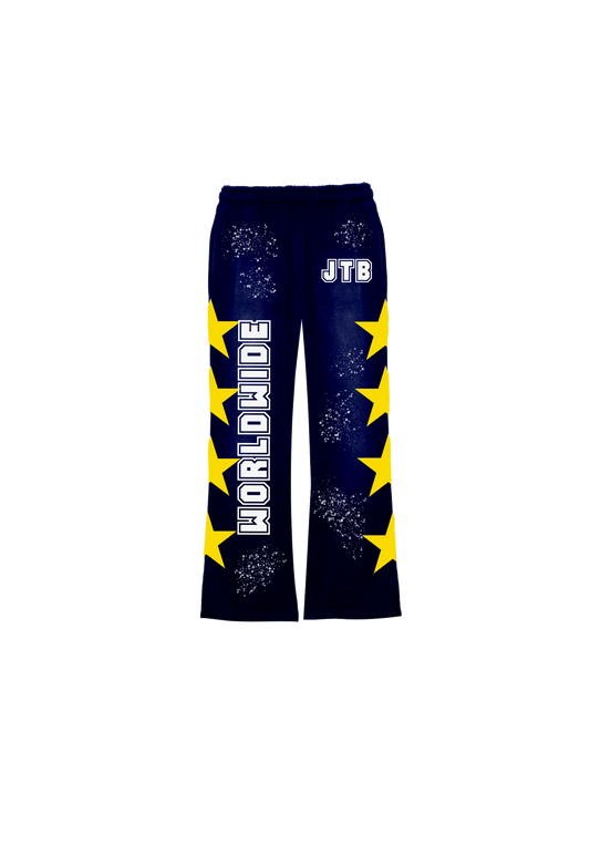JTB Worldwide Flair Pants “ Wavy Navy”