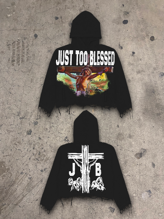 JTB Box Cut Graphic Hoodie (Black)